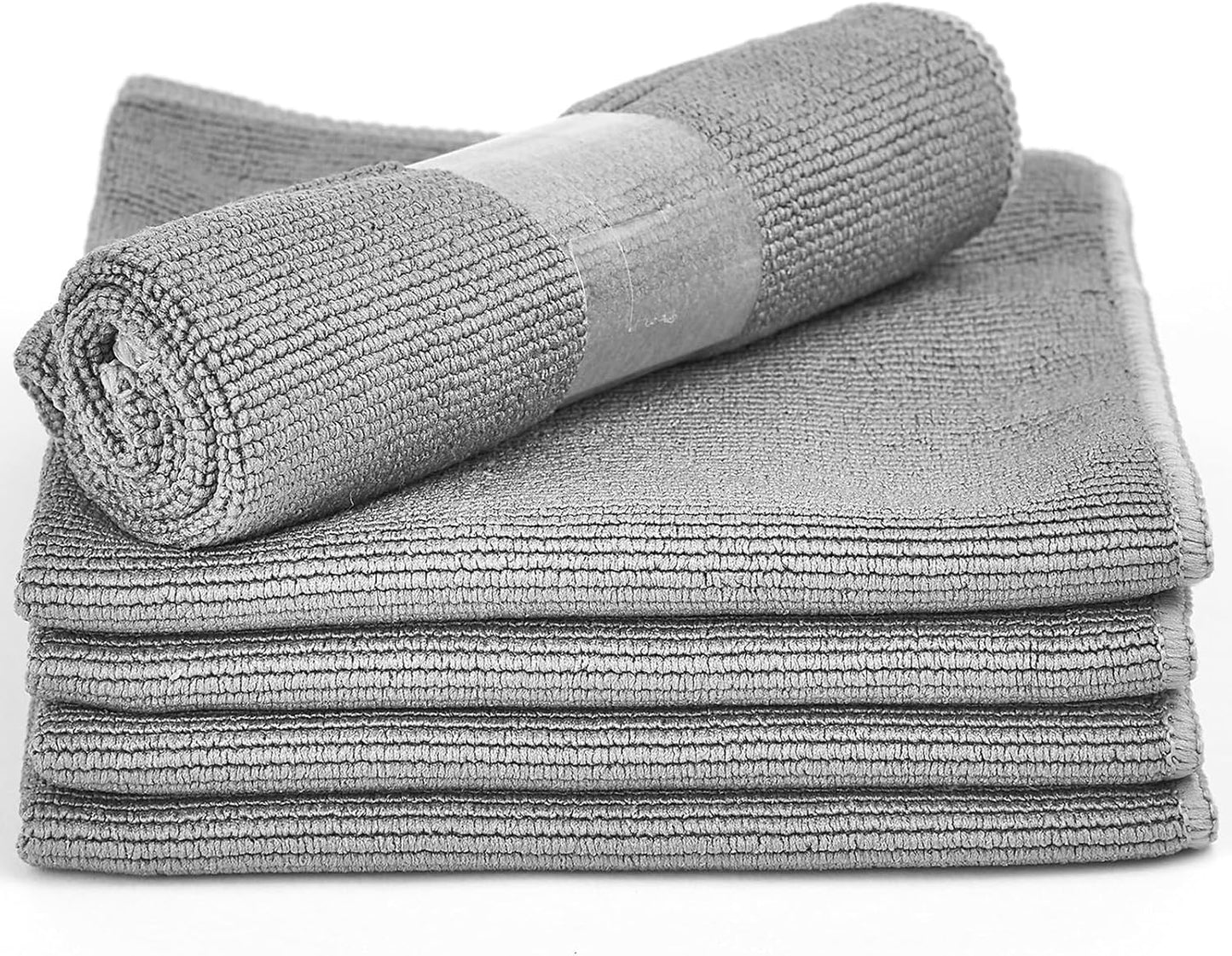 Hudson Hi-Fi Anti Static Microfiber Record Cleaning Cloth - 5 pk - The Audiophiles Anti-Scratch Lint & Dust Magnets - 7X Capillary Absorption LP & Record Cover Cleaner Protector Cleaning Cloths