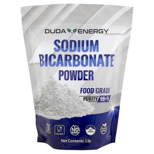 Duda Energy 1 lb Organic Sodium Bicarbonate Baking Soda Fine Powder