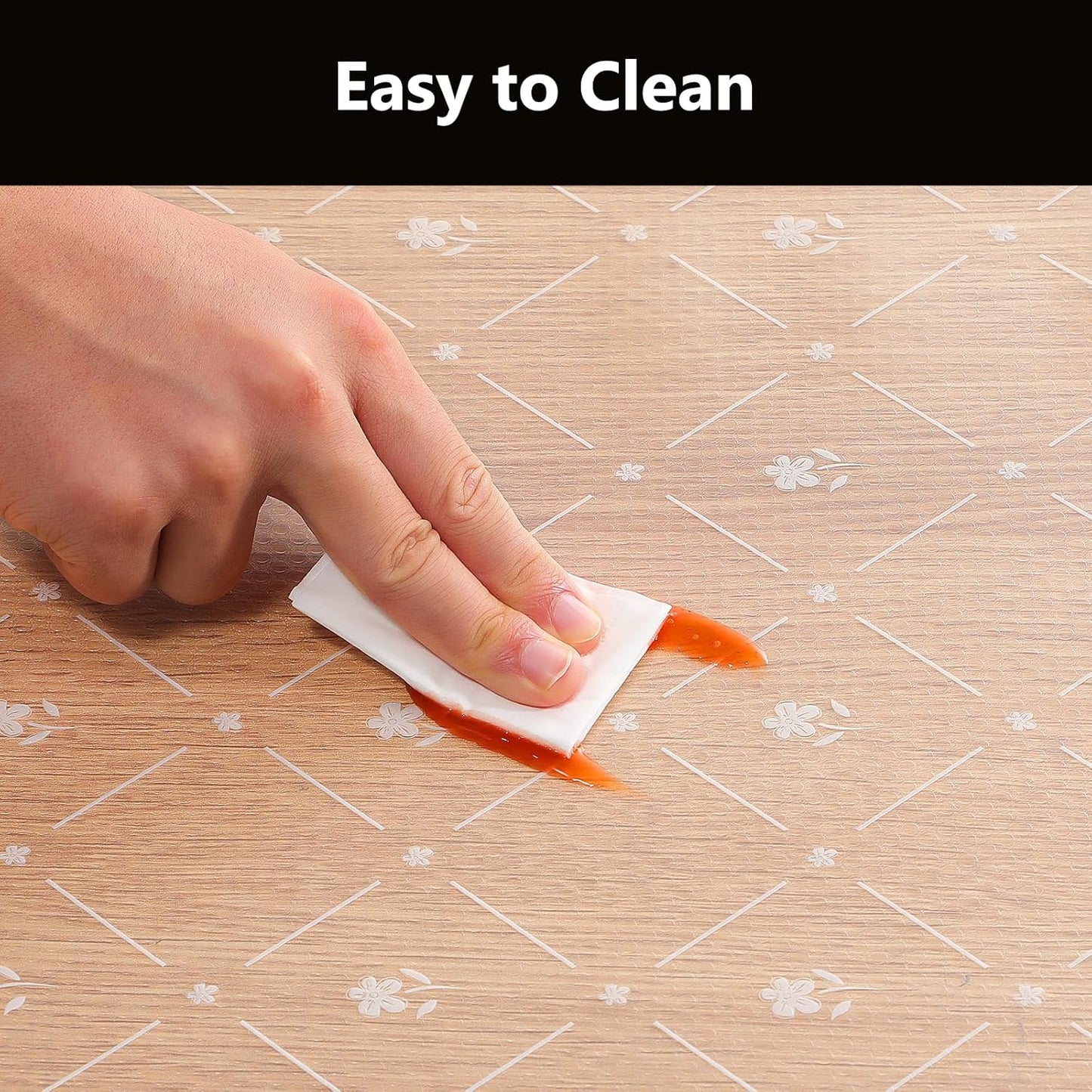 INNOLITES Shelf Liners for Kitchen Cabinets, Non Adhesive Drawer Cabinet Liner, Waterproof Oil-Proof Non-Slip Shelf Liner for Kitchen Pantry Refrigerator 23.6" x 118"