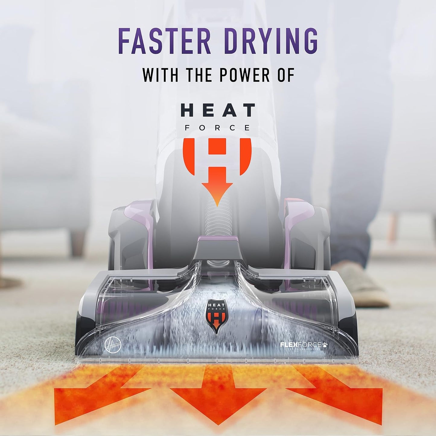 Hoover SmartWash Pet Automatic Carpet Cleaner Machine with Spot Chaser Wand and Storage Mat, Deep Cleaning Carpet Shampooer Machine, Pair with a Hoover Carpet Cleaner Solution