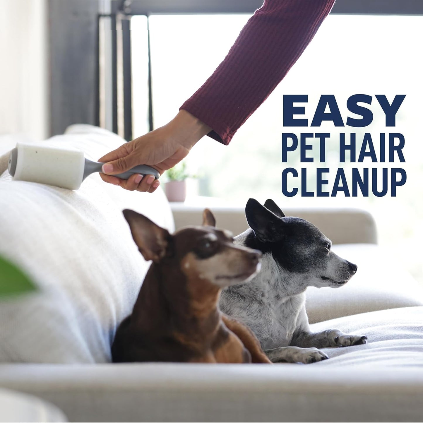 Scotch-Brite™ Everyday Clean Lint Roller Combo Pack 836RS-95-5pka, 1 pack per case