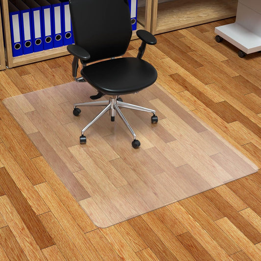 FuturHydro Office Chair Mat for Hardwood Floor, 36" x 48" Clear Computer Chair Mats, Plastic Rolling Chair Mat for Office, Home and Gaming Floors (Rectangle)