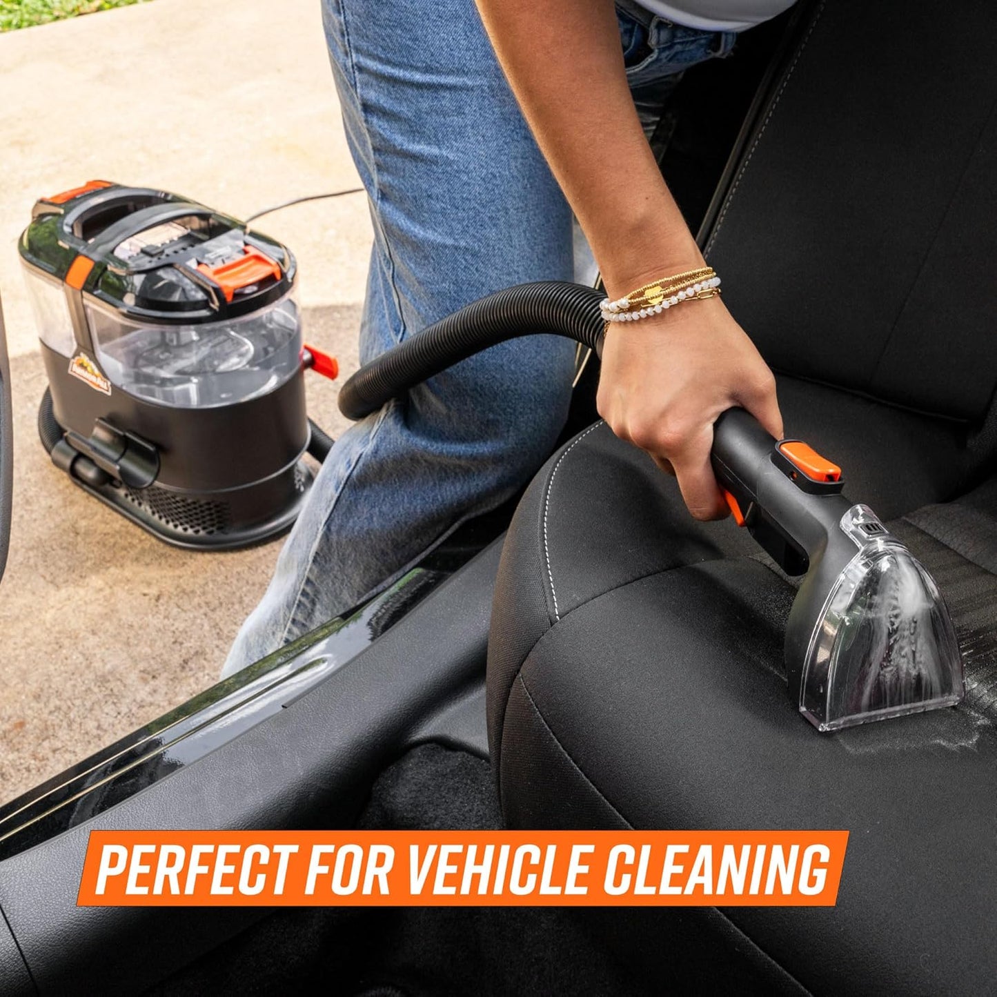 Armor All SCA702 901 7 Amp Portable Spot Cleaner for Car Cleaning, Carpet and Upholstery Stain Removal