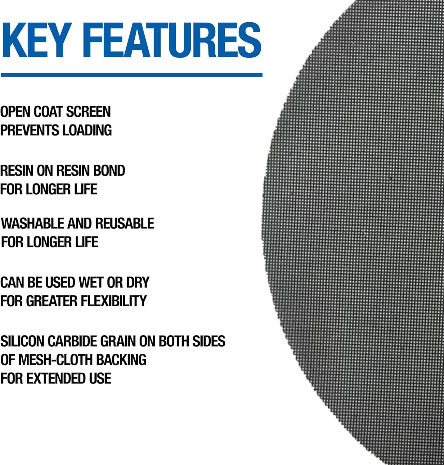 Floor Sanding Screen Disc, 10 Pack, 18", Grit 150