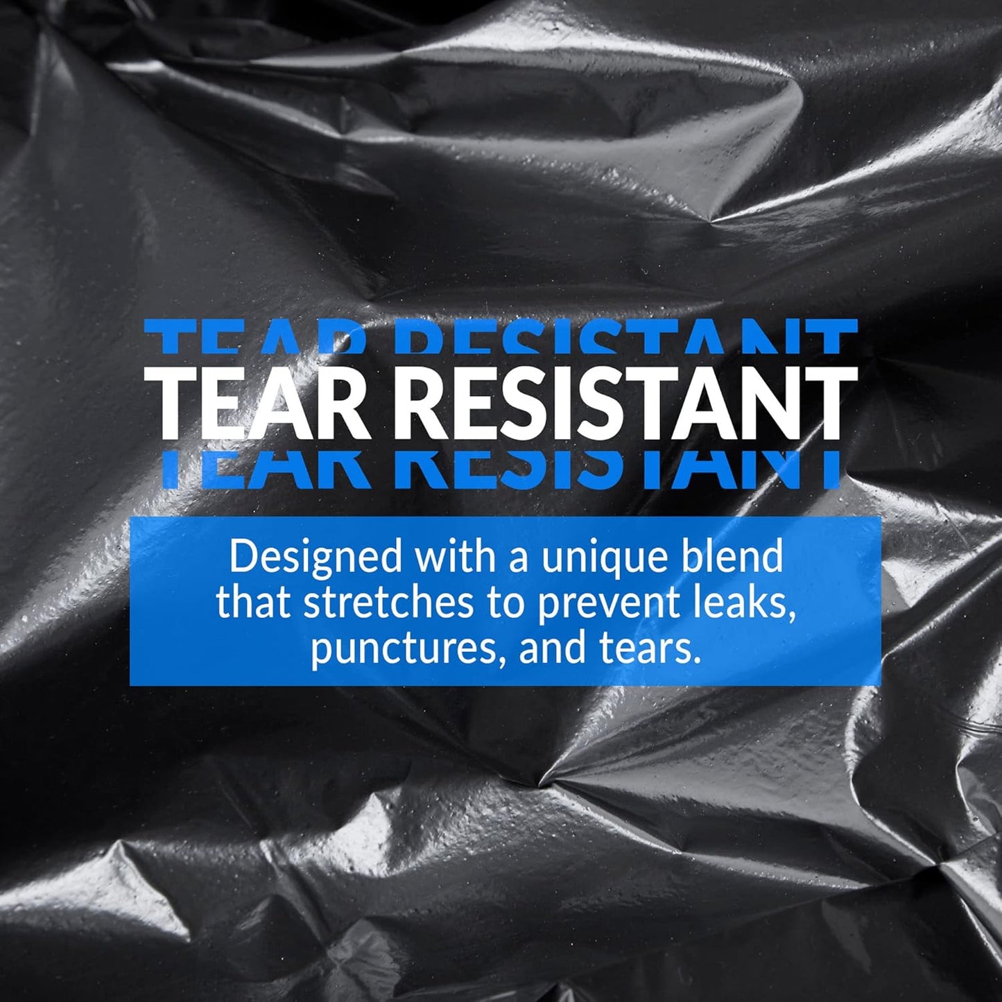 Reli. 16-25 Gallon Trash Bags | 500 Bags | Black | Home, Kitchen | Strong | Garbage