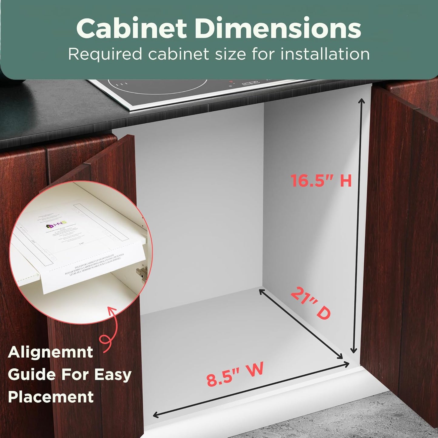 HOLDN’ STORAGE Two Tier Pull Out Cabinet Organizer, Individual Sliding Drawers - Heavy Duty Metal with Lifetime Limited Warranty - Anti Rust Chrome Finish - 8.5" W x 21”D x 16.5" H