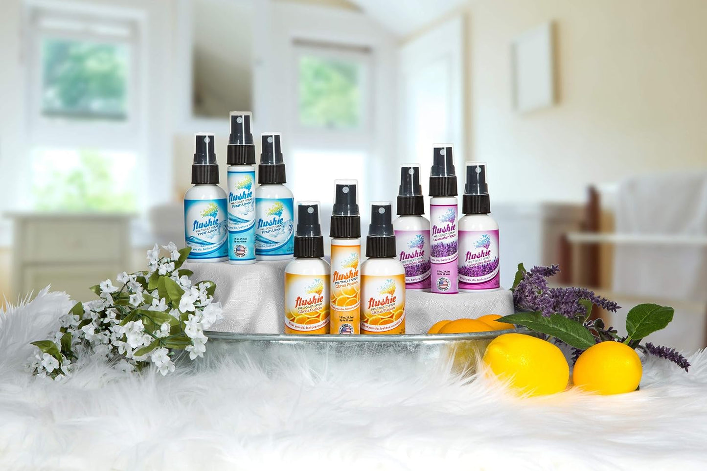 Flushie Pre-Toilet Sprays for Poop Travel Size Toiletries Bathroom Spray for Poop Spray for Toilet Deodorizer Traveling Essentials Poop deodorizer Poop Odor eliminator