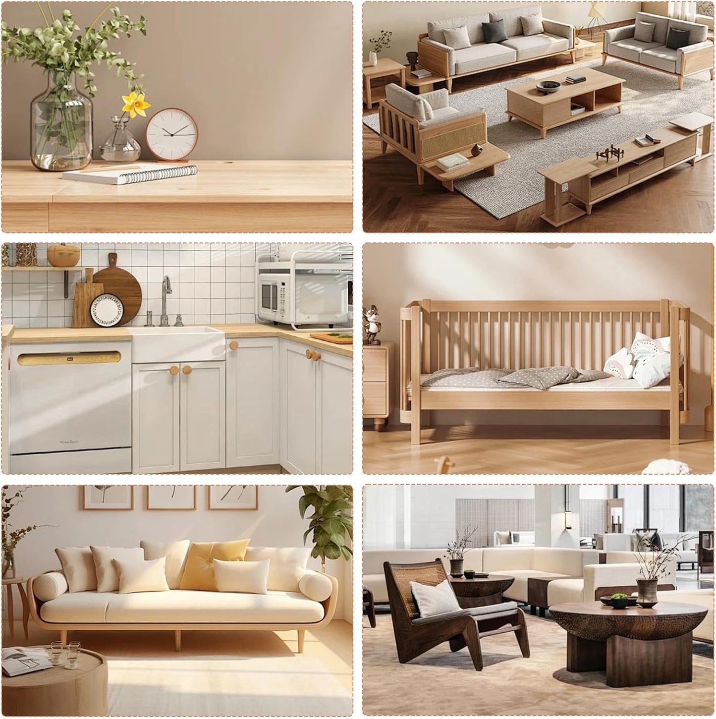 DEWEL Wood Furniture Markers & Filler Sticks Repair Kit, New Improved 12 Colors Touch Up Markers and Crayons - Covering Damaged Wooden Surfaces and Floors, for Pets Scratches, Stains, Cracks and Dents