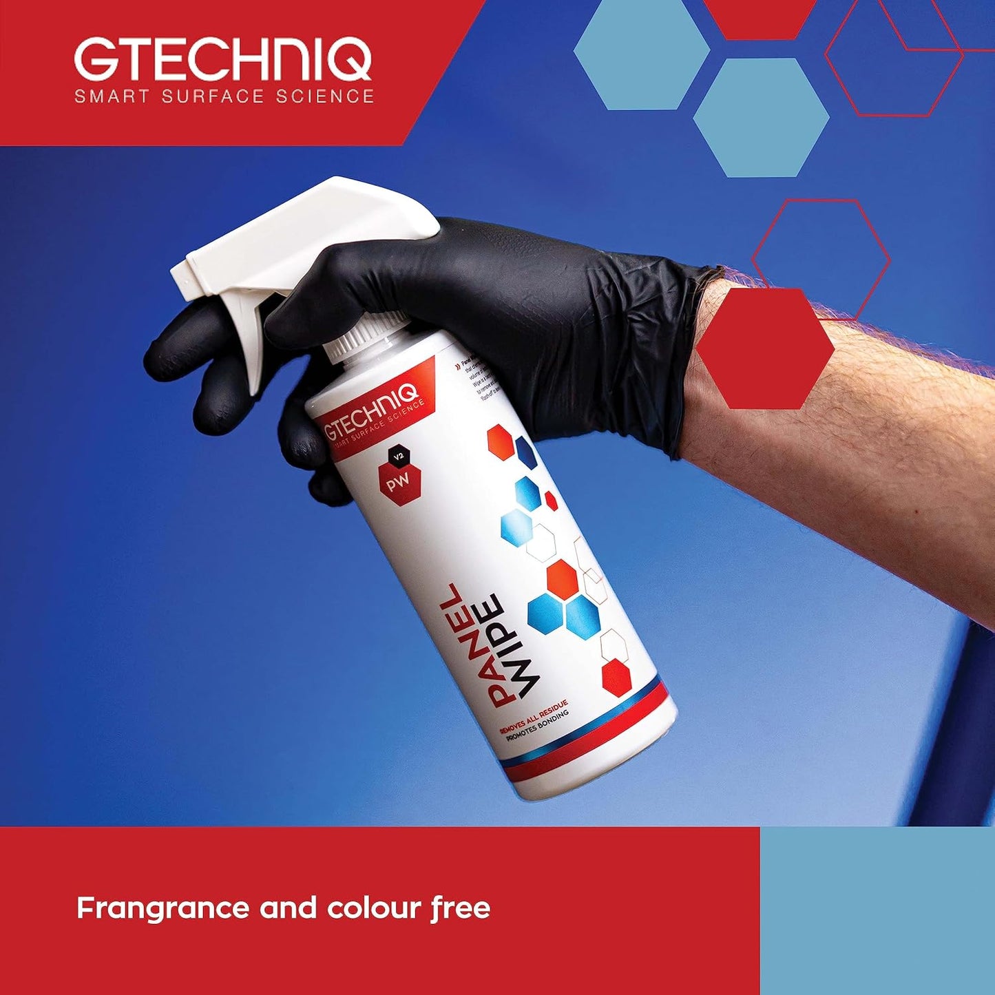 Gtechniq Panel Wipe for Car Cleaning, Pre-Sealant Car Cleaner for Polish Residue, Fragrance-Free, Transparent, 250ml