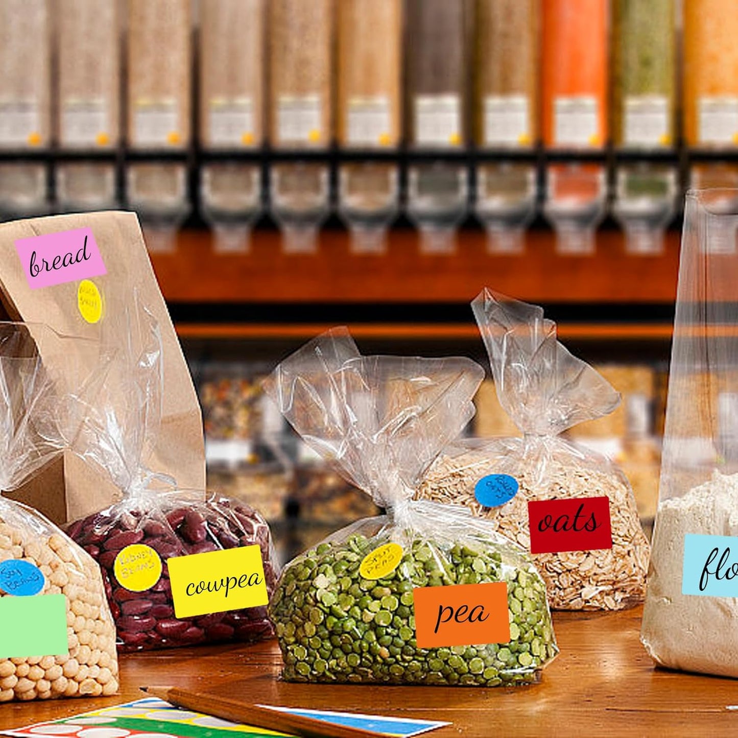 2×3 Inch Blue Removable Thermal Labels,Self-Adhesive Square Direct Thermal Labels,300 Sheets per Roll with Perforated Lines