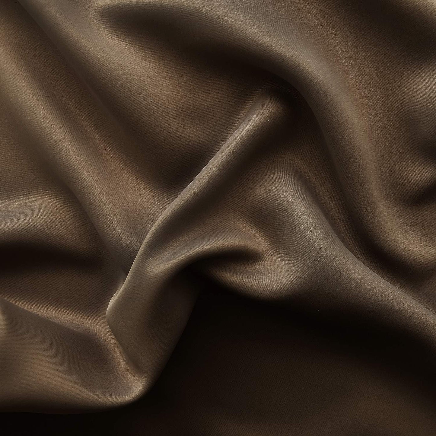 DWCN French Door Curtains – Rod Pocket Thermal Blackout Curtain for Doors with Glass Window, Kitchen and Patio Doors for Privacy, 54 X 72 Inches Long, 1 Curtain Panel with Tieback, Brown