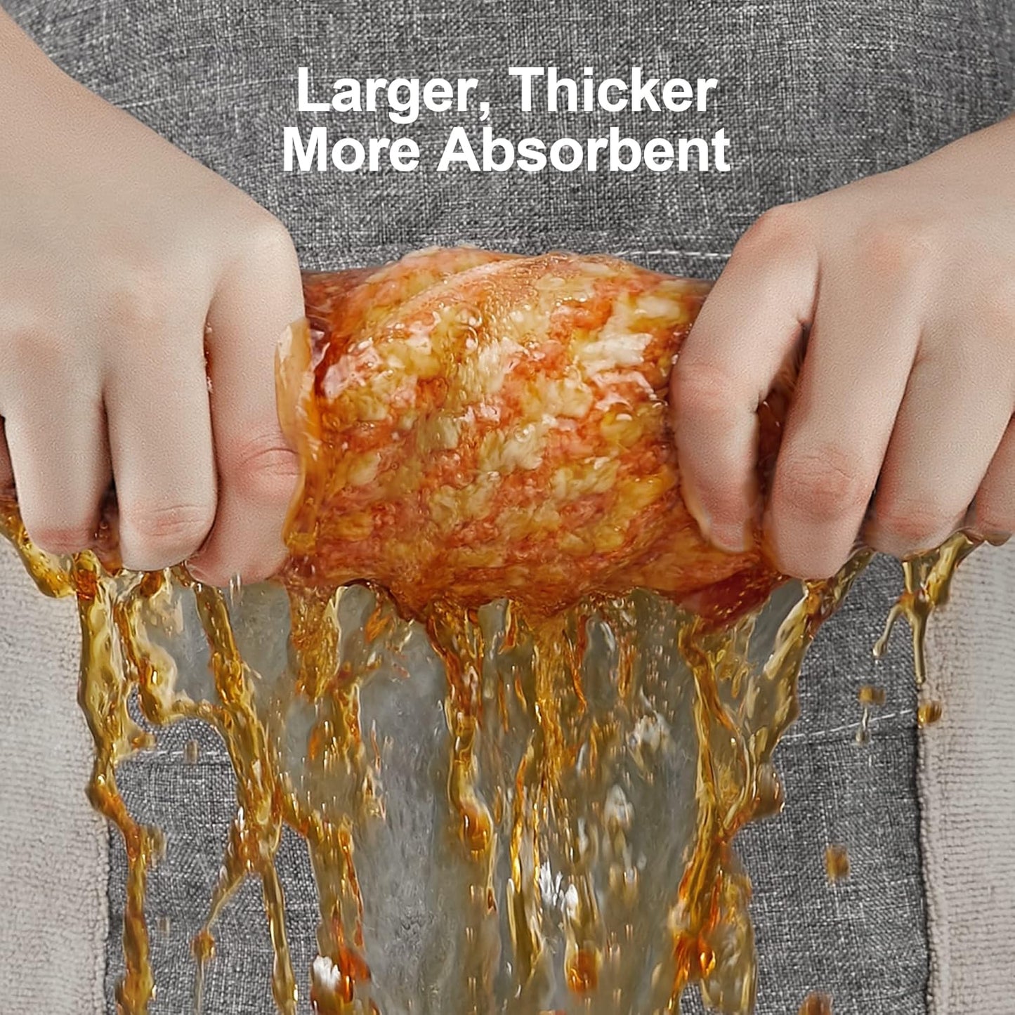 JOYMOOP 12 Pack Microfiber Cleaning Cloth, Larger Kitchen Towels, Dish Rags for Dish Drying Washing, Absorbent Streak Free Lint Free Rags for Cleaning - 11.81" x 15.75"