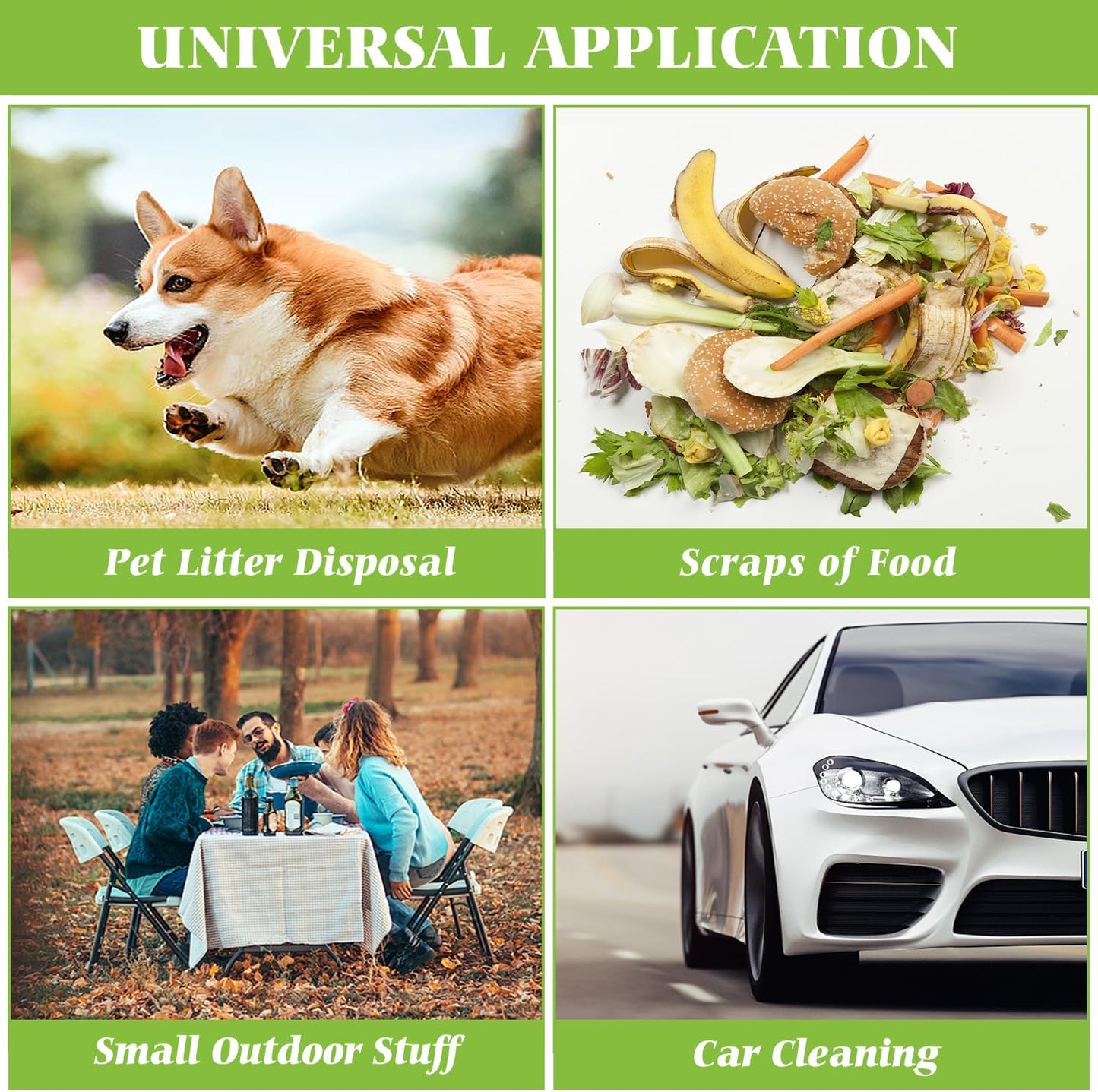 2.6 Gallon 220 Counts Strong Trash Bags Garbage Bags by Teivio, Bathroom Trash Can Bin Liners, Small Plastic Bags for home office kitchen,fit 10 Liter, 2,2.5,3 Gal, Clear