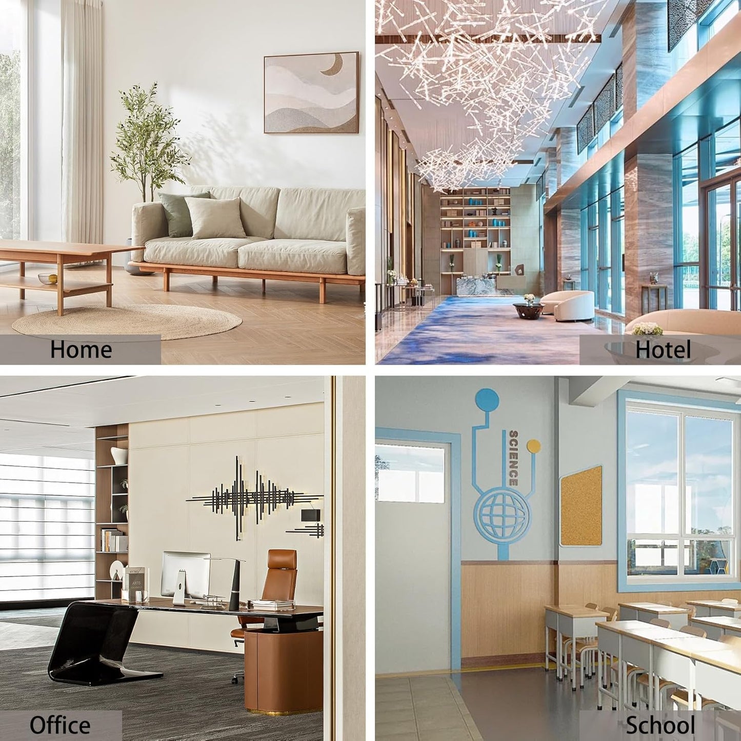 Gaahing Aluminum Floor Transition Threshold Strip, Bridge The Height Gap Between 0.3 to 1.6 inches for Doorway Ramp (2Pcs x 35.4in x 3.9in, Matte Silver)