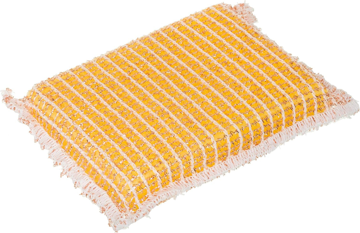 REDECKER Kitchen Woven Copper Sponge, 2-Piece - Abrasive Scrubber, Cleans Stainless Steel Appliances, Pots and Pans, Auto Parts and More, Machine Washable - Copper Cleaning Sponge