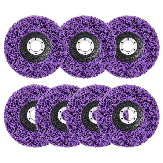 7 Pack Paint Eater Strip Disc Angle Grinder Rust Removal Disc Paint Stripper for Metal Paint Stripper Tool Rust Remover Angle Grinder Attachments Abrasive Wheels & Discs (4-1/2" x 7/8")