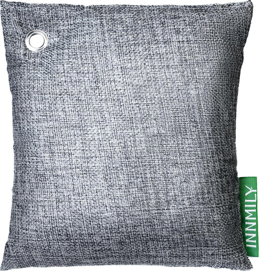 Activated Charcoal Odor Absorber, Large 500g w Hooks Nature Odor Remover for Strong Odor, Bamboo Charcoal Air Purifying Bags, Odor Eliminator for Home Car Closet Pet, Smoke Deodorizer