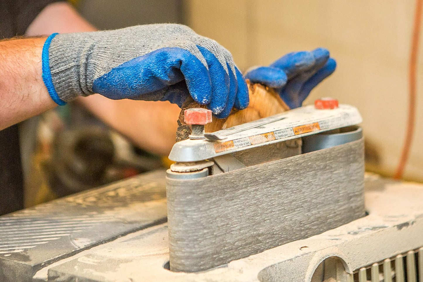 G & F Products - 3100S 12 Pairs Small Rubber Latex Double Coated Work Gloves for Construction, gardening gloves, heavy duty Cotton Blend Blue