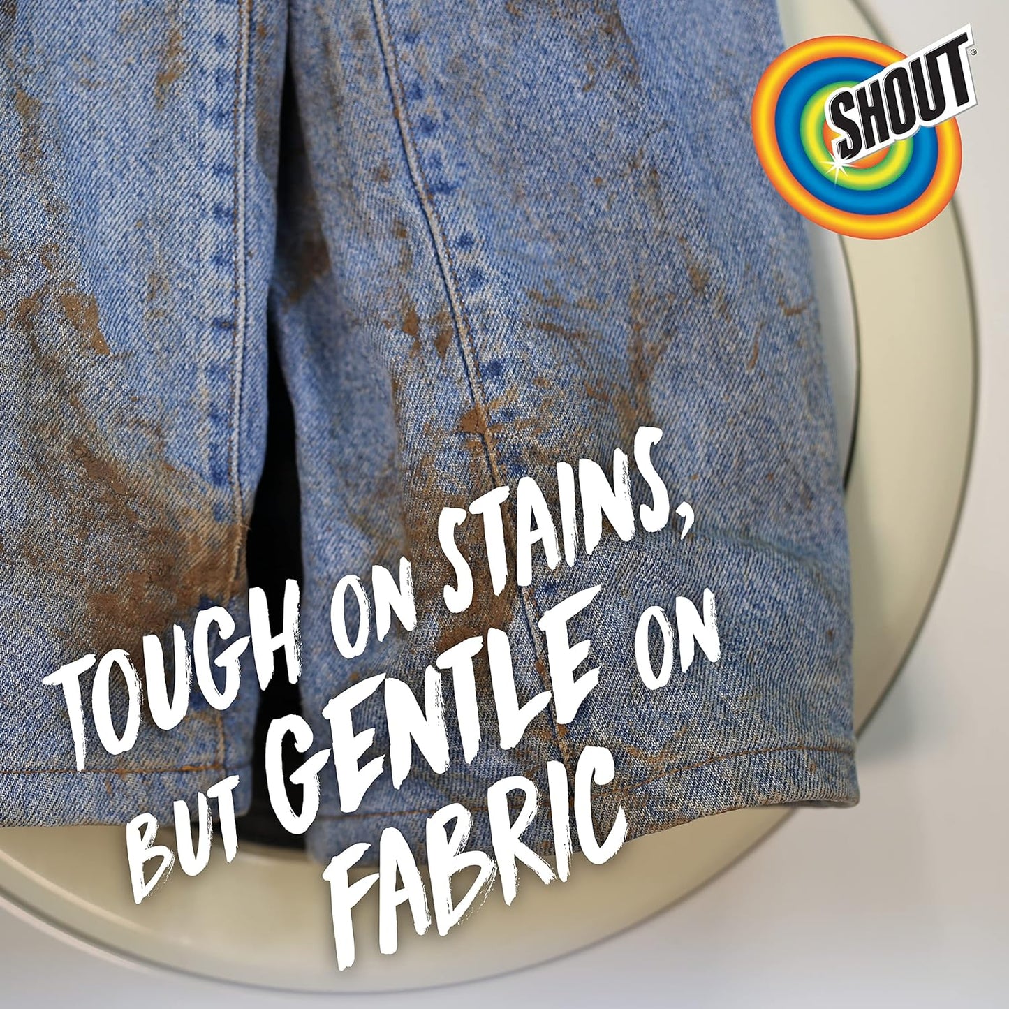 Shout Advanced Spray and Wash Laundry Stain Remover Gel, Best Shout Formula, 22 oz - Pack of 3