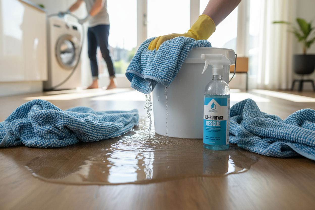 r leak turned our weekend upside down, CozyClean’s cleaning essentials had everything we needed to handle it. The absorbent towels and all-purpose cleaner